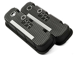 HOLLEY 241-85 BBC M/T Valve Cover Set - Black Krinkle