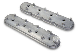HOLLEY 241-88 GM LS1 Valve Cover Set Natural Cast Finish