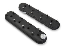 Load image into Gallery viewer, HOLLEY 241-91 GM LS1 Valve Cover Set Black Krinkle  Finish