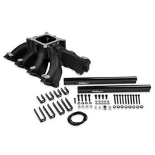Load image into Gallery viewer, HOLLEY 300-255BK GM LS Intake Manifold Split Single Plane 4150