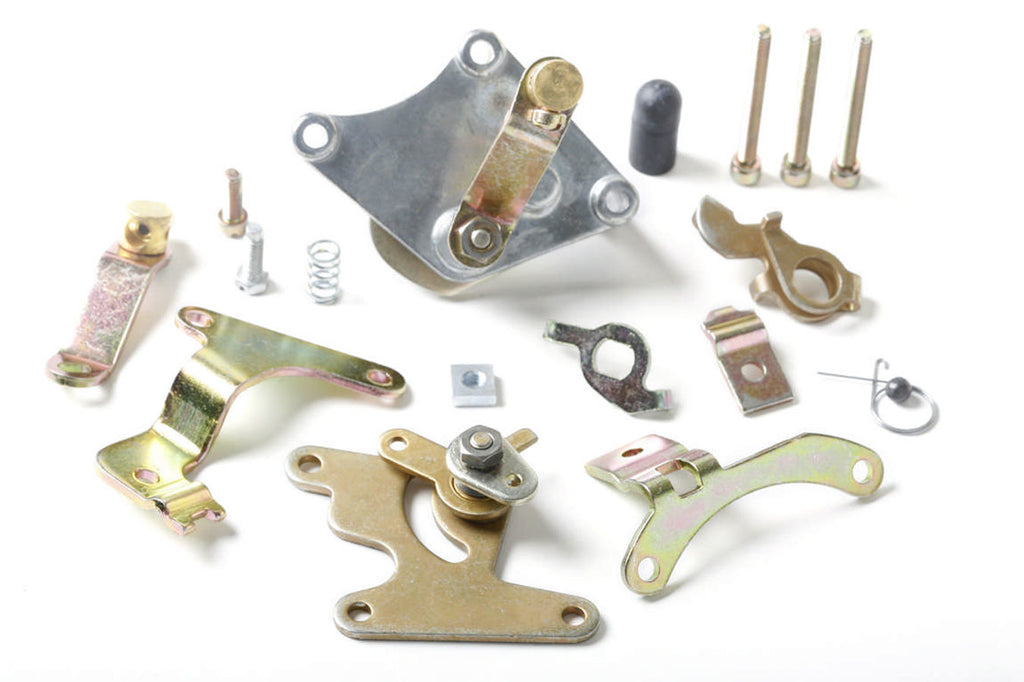 HOLLEY 45-225S Manual Choke Kit Shiny Finish