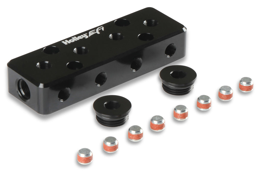 HOLLEY 534-52 EFI Vacuum Manifold - w/12 1/8npt Ports