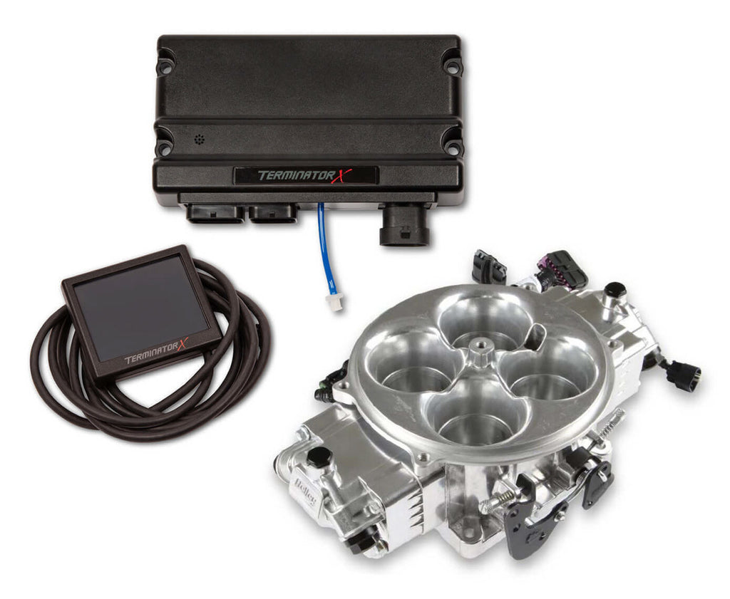 HOLLEY 550-1070 Terminator X Stealth 4500 - 8 Injectors Shiny