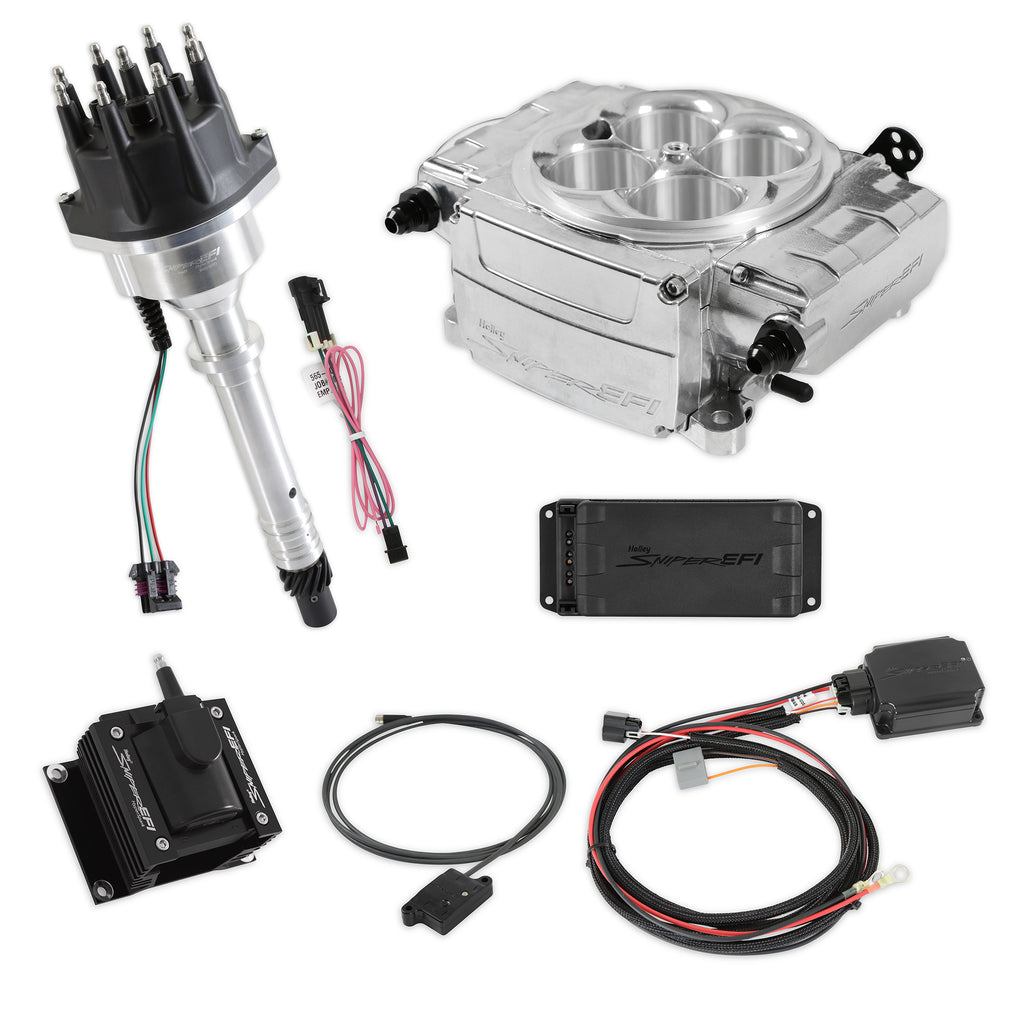 HOLLEY 550-510-BPX-SBC Sniper 2 EFI Bundle Kit SBC Polished