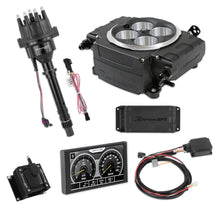 Load image into Gallery viewer, HOLLEY 550-511-5PX-SBC Holley Sniper 2 EFI Throttle Body Kit for Small Block Chevy, 5-inch Touch Screen, Aluminum with Black Powder Coat - Part #550-511-5PX-SBC