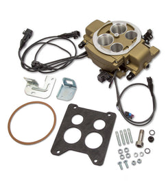 HOLLEY 550-869 Sniper EFI Quadrajet Kit Gold Finish