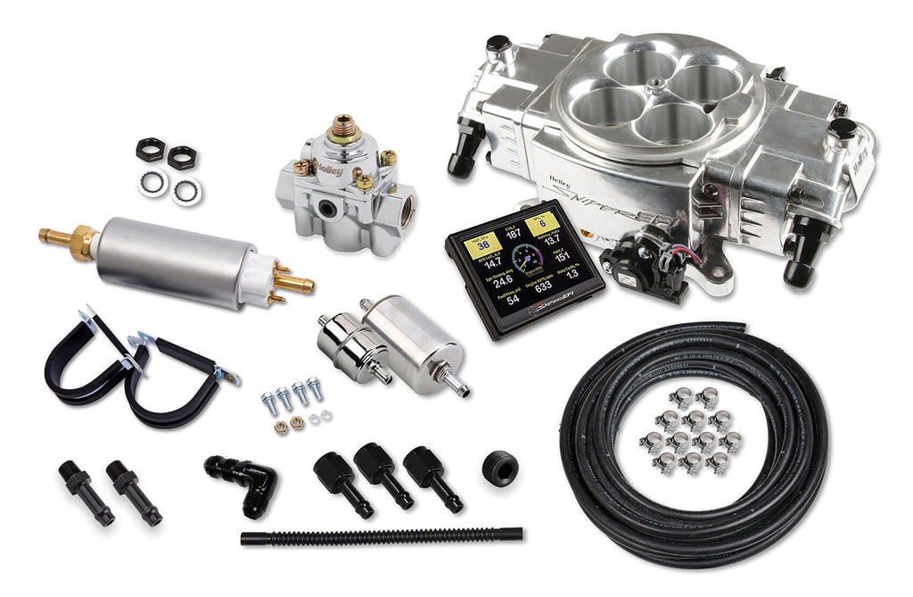 HOLLEY 550-870K Sniper EFI Stealth 4150 Shiny Finish Master Kit