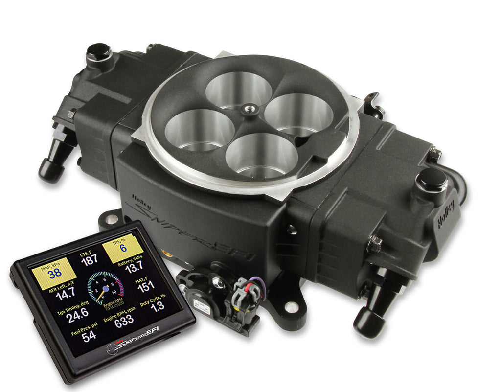 HOLLEY 550-877 EFI Sniper 4150 Kit Black Finish