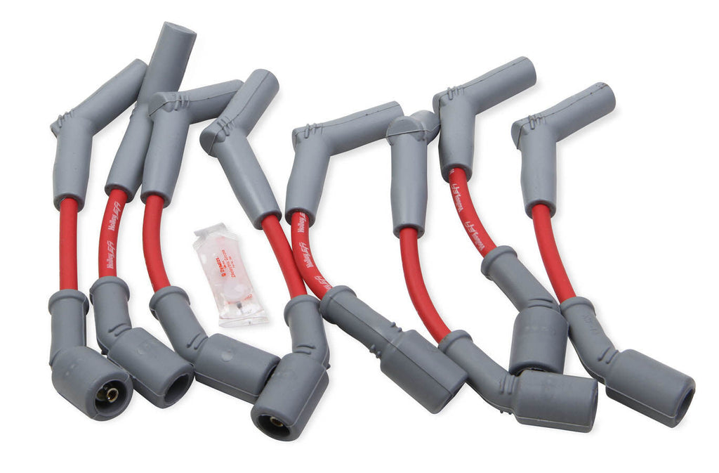 HOLLEY 561-102 LS 6.2L Spark Plug Wire Set 45-Deg Red
