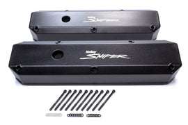 HOLLEY 890003B Sniper Fabricated Valve Covers  SBM Tall 64-91