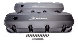 HOLLEY 890004B Sniper Fabricated Valve Covers  BBC Tall