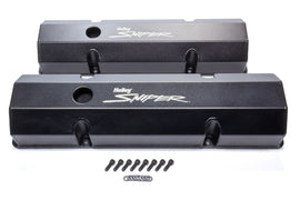 HOLLEY 890010B Sniper Fabricated Valve Covers  SBC Tall