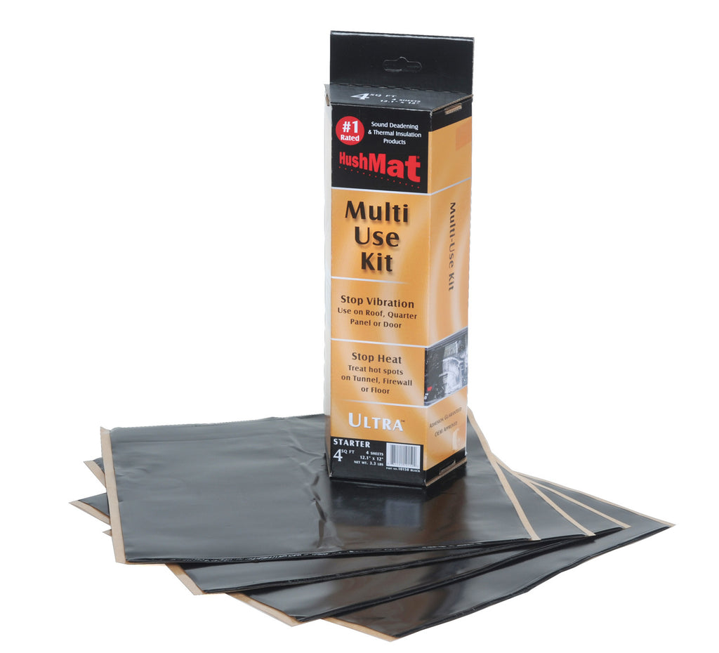 HUSHMAT 10150 Ultra Starter Kit- 4pc 12in.x11in. Black