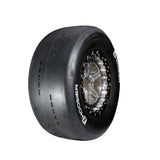 HOOSIER 17375DR3 Hoosier P275/60R15 Drag Radial Tire (Part #17375DR3) with White Letter Sidewall