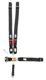 HOOKER HARNESS 52000 5-Pt Harness System LL USD Ratchet Adj Black