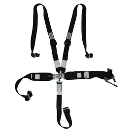 HOOKER HARNESS 53100 5-pt Harness System Hans LL USD Rachet Adj Blk