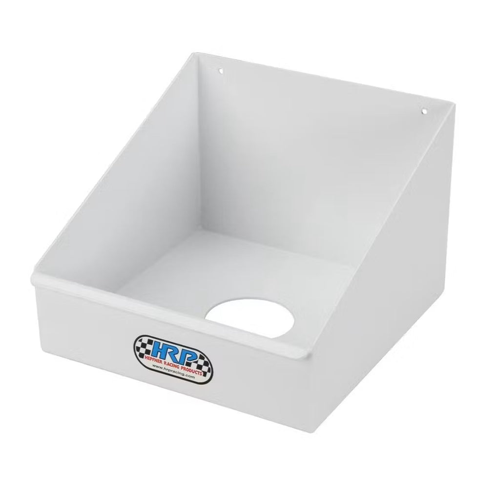 HEPFNER RACING PRODUCTS HRP6193-WHT Hepfner Racing Products HRP6193-WHT White Aluminum Wall-Mount Paper Towel Box Holder