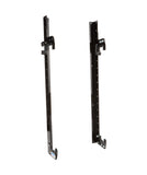 HEPFNER RACING PRODUCTS HRP6340A-BLK Radiator Mount Black Adjustable