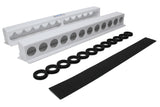HEPFNER RACING PRODUCTS HRP6350-WHT Torsion Bar Rack Holds 12 Sprint Bars White