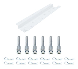 HEPFNER RACING PRODUCTS HRP6522D-15-WHT Shock Rack Wall Mounts Double 15in White