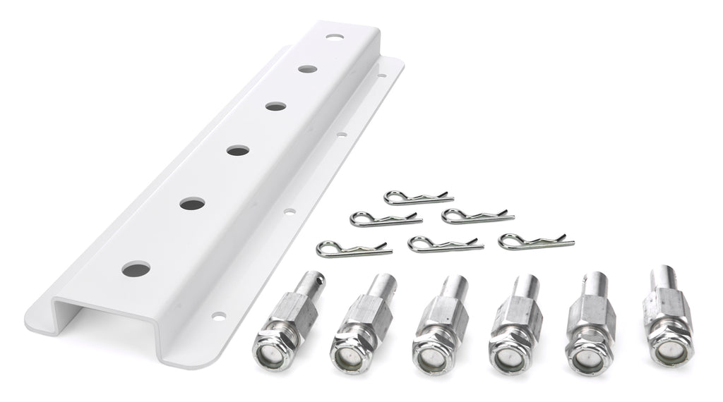 HEPFNER RACING PRODUCTS HRP6524S-15-WHT Wall Shock Mounts Single 15in Single Stack