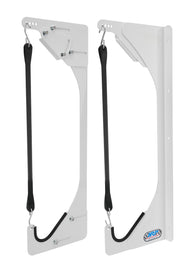 HEPFNER RACING PRODUCTS HRP6556-WHT Nose Wing Wall Mount - Adj. Vertical Mounts