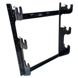 HEPFNER RACING PRODUCTS HRP6776-BLK Axle Rack Wall Mount 1 Rear and 2 Fronts Blk