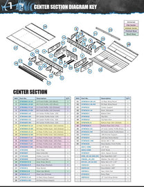 HEPFNER RACING PRODUCTS STW0500B-FS-KIT Top Wing Flat w/Super Side Boards In Tube