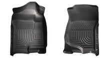 Load image into Gallery viewer, HUSKY LINERS 18201 07-   GM 2500HD Crew Cab Floor Liners Black