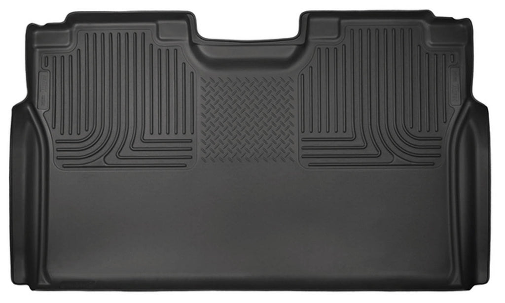HUSKY LINERS 19371 15-  Ford F150 Supercrew Rear Floor Liners Black