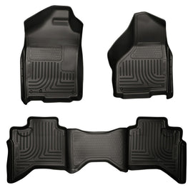 HUSKY LINERS 98031 02-09 Dodge Ram Floor Liners Black