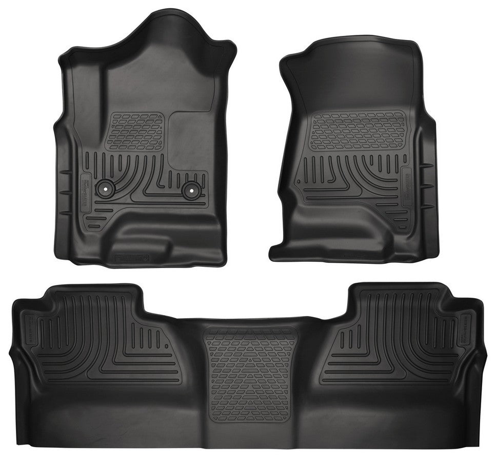 HUSKY LINERS 98231 15-   GM 2500HD Crew Cab Floor Liners Black