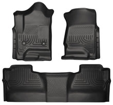 Load image into Gallery viewer, HUSKY LINERS 98231 15-   GM 2500HD Crew Cab Floor Liners Black