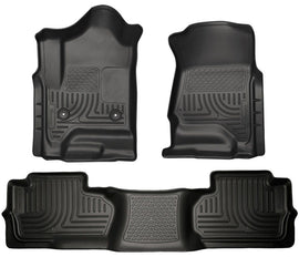 HUSKY LINERS 98241 15-   GM 2500HD Dbl Cab Floor Liners Black