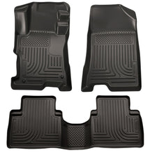 Load image into Gallery viewer, HUSKY LINERS 98401 08-12 Honda Accord Front /2nd Floor Liners Black