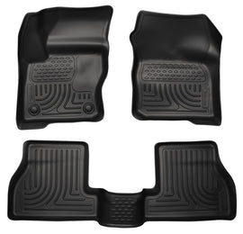 HUSKY LINERS 98771 12-  Ford Focus Front/ 2nd Floor Liners Black