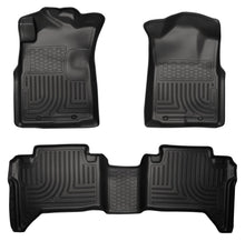 Load image into Gallery viewer, HUSKY LINERS 98951 05-15 Tacoma Front/2nd Floor Liners black