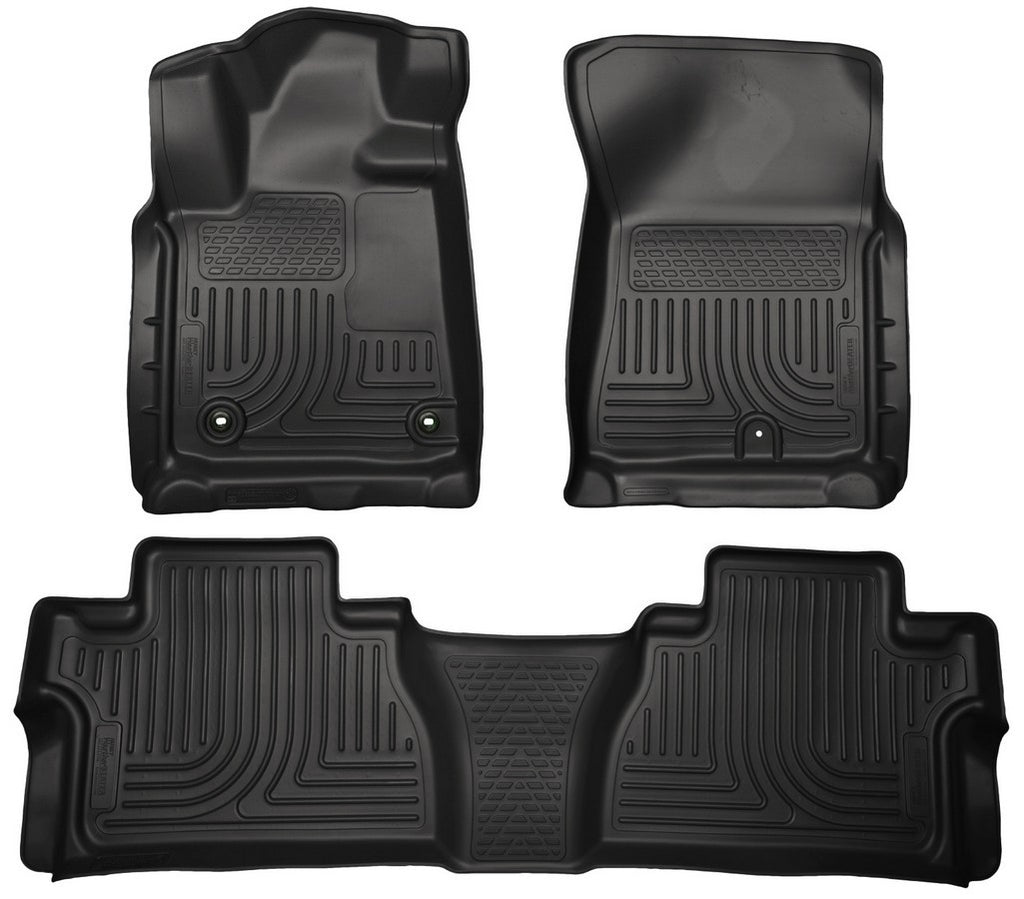 HUSKY LINERS 99581 14-   Tundra CrewMax Floor Liners Black