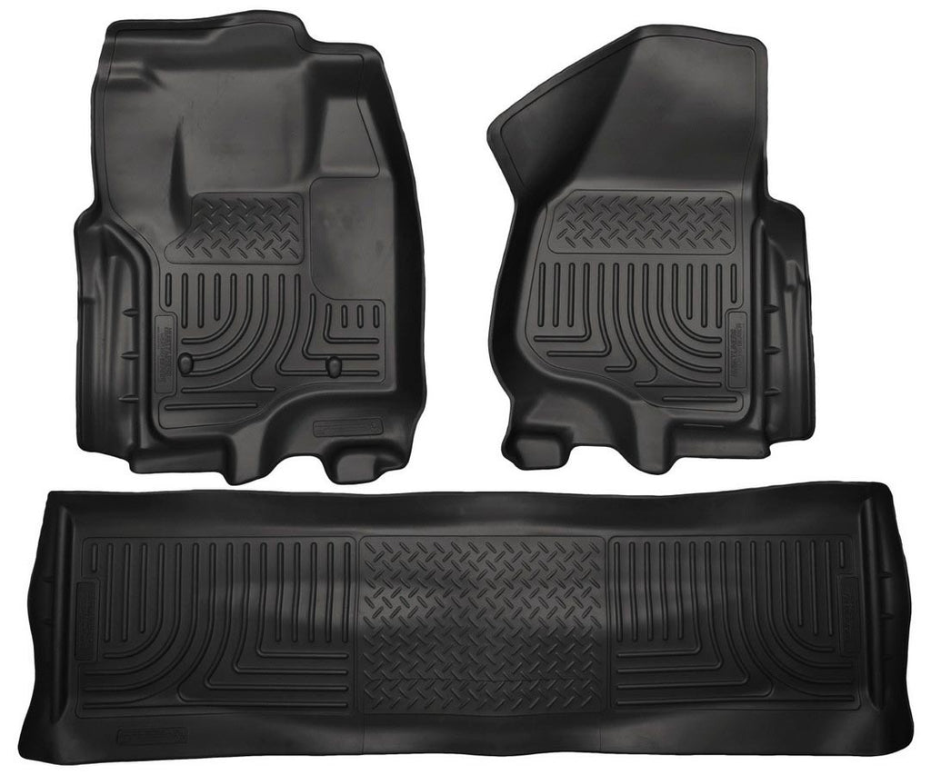 HUSKY LINERS 99711 Front & 2nd Seat Floor Liners Black