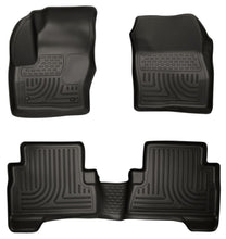 Load image into Gallery viewer, HUSKY LINERS 99741 13-  Ford C-Max Front/ 2nd Floor Liners Black