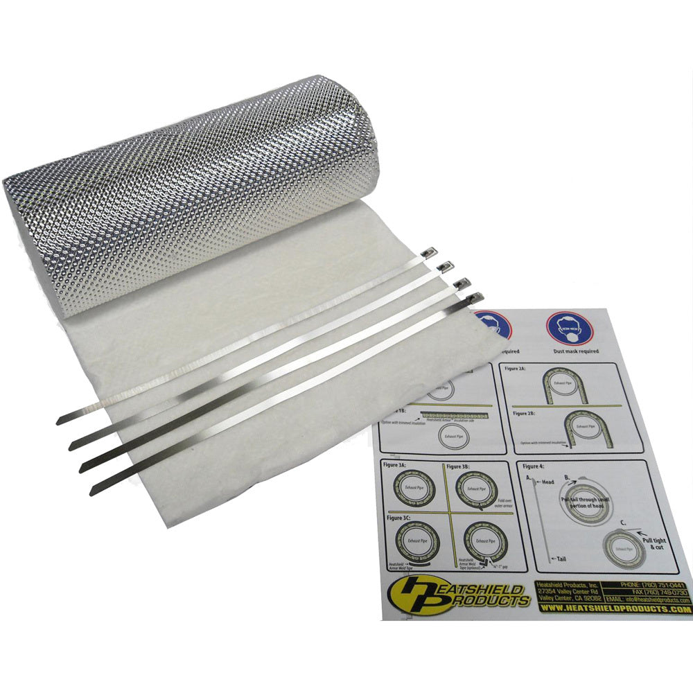 HEATSHIELD PRODUCTS 177014 Header Armor 1/2in Thick 1/8in x 24 in