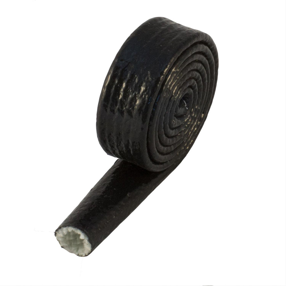 HEATSHIELD PRODUCTS 210040 Fire Shield Sleeve Black 3/8 in id x 3 ft Roll