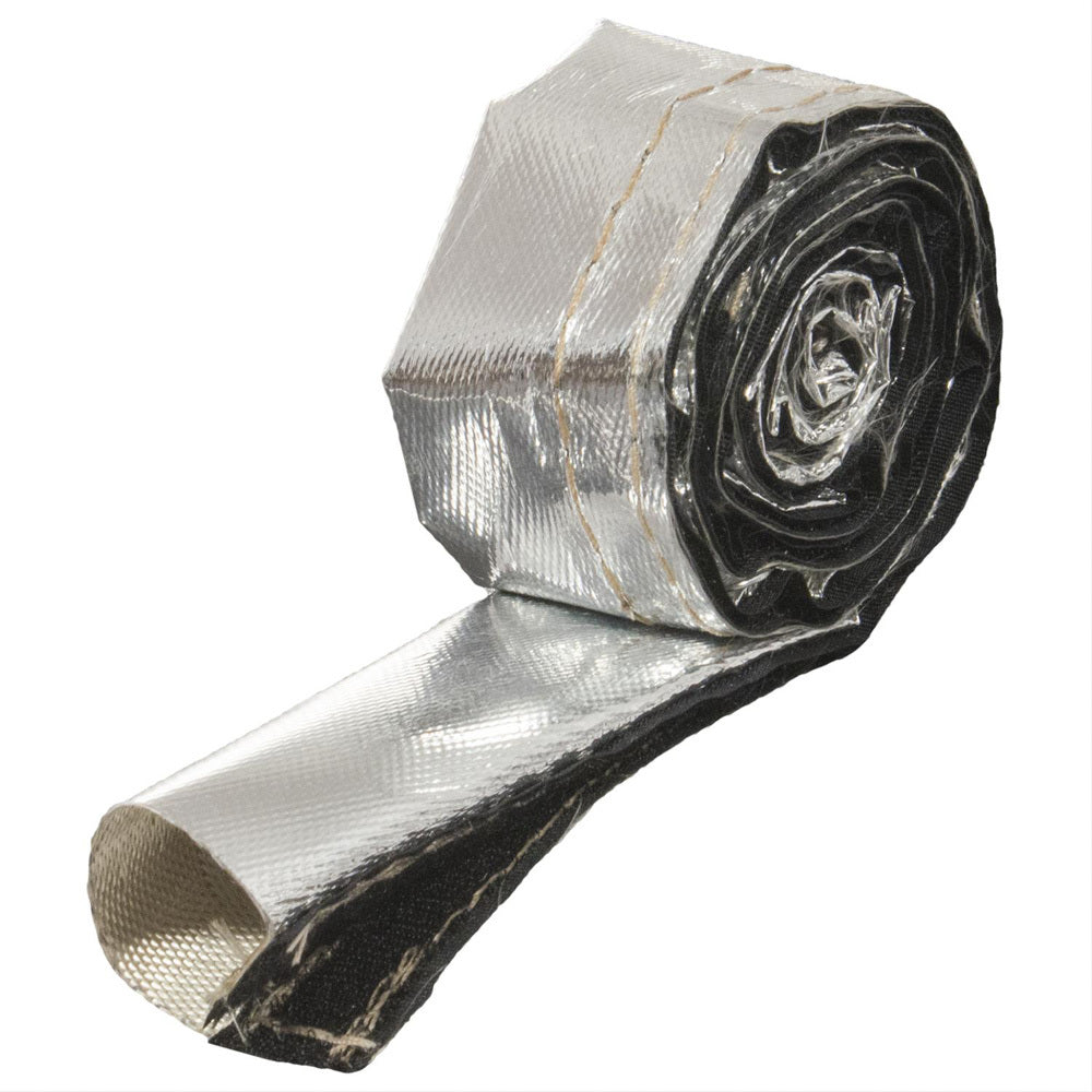 HEATSHIELD PRODUCTS 274012 Thermaflect Sleeve 1/2 i n id x 3 ft hook & loop