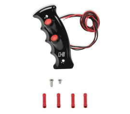 HURST 153-9004 Shifter Handle - Pistol Grip Plate Billet  Black