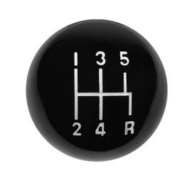 HURST 163-0125 Shift Knob - w/5-Speed Pattern - Black