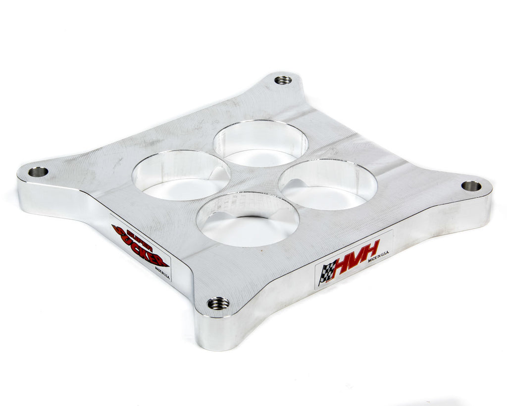 HIGH VELOCITY HEADS SS4150-604AL .650 Super Sucker Alm. Carb Spacer - 4150