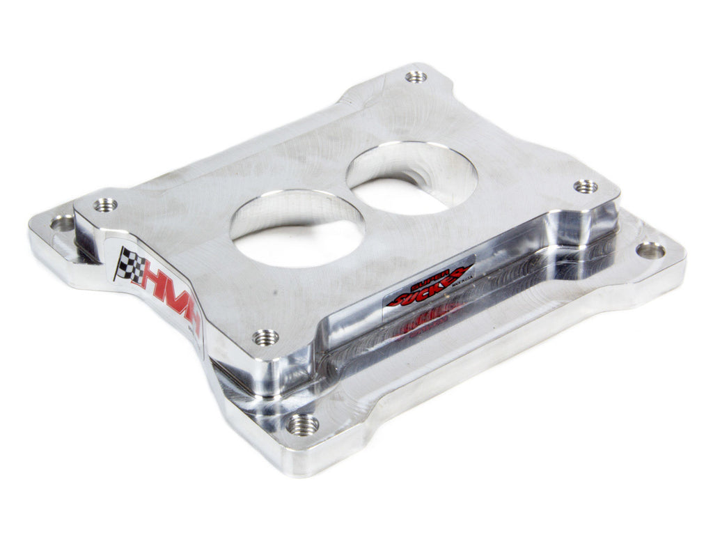 HIGH VELOCITY HEADS SS4412-1SWAL 1in. Super Sucker Alm. Carb. Spacer - 2BBL.