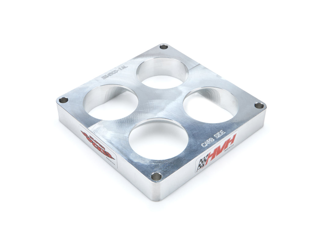 HIGH VELOCITY HEADS SS4500-1.1AL 1in 4500 Alm Tapered Carb Spacer 1250 CFM