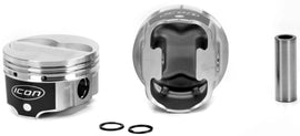 ICON PISTONS IC10004.030 SBC FHR F/T Piston Set 4.030 Bore -10.00cc