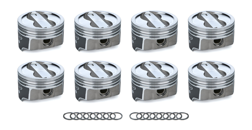 ICON PISTONS IC10011.030 SBC Dish FHR Piston Set 4.030 Bore -18cc